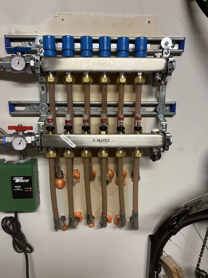 Plumber performing Gas Leak Detection at a residential property in Ely